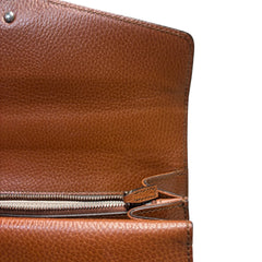 Gucci Dionysus Small Shoulder Bag - GG Monogram Denim & Brown Leather (28cm)