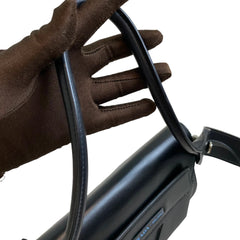 Minimal Modern Classic: Prada Black Etiquette Shoulder Bag
