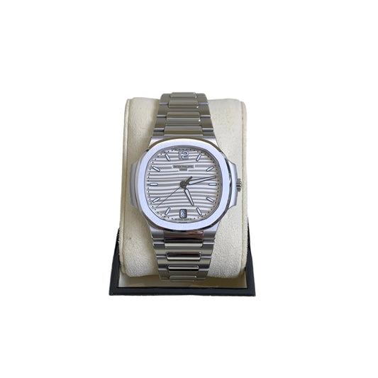 Patek Philippe Nautilus 7118/1A-010 | Silvery Opaline White Dial | 35.2mm Automatic | Full Set (Box & Papers)