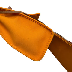 Hermès Herbag 31 in Orange with Silver Hardware