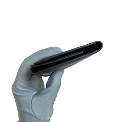Hermès Bearn Long Wallet in Black Box Leather with Silver Hardware