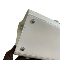 Elegant Quiet Luxury: Delvaux Brillant Medium in Snow White