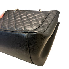 Quiet Luxury Staple: CHANEL GST Tote in Deep Charcoal Caviar Leather