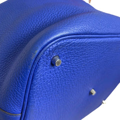 Hermès Picotin 26 in Electric Blue with Silver Hardware