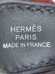 Rare Limited Material: Hermès Mini Evelyne in Black and Mid-Grey Felt with Silver Hardware