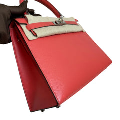 Hermès Kelly 25 in T5 Jaipur Pink Epsom with Silver Hardware