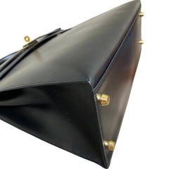 Enduring Icon: Hermès Kelly 32 in Black Box Leather with Gold Hardware