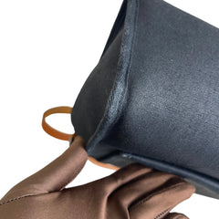 Hermès Herbag 31 in Black Canvas and Leather with Silver Hardware