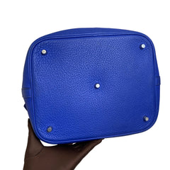 Hermès Picotin 26 in Electric Blue with Silver Hardware