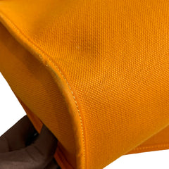 Hermès Herbag 31 in Orange with Silver Hardware