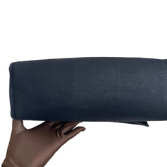 Hermès Herbag 31 in Black Canvas and Leather with Silver Hardware