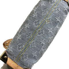 Louis Vuitton Side Trunk MM - Monogram Jacquard Denim (Washed Grey) - Gold Hardware