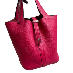 Playful Collector Colorway: Hermès Picotin Lock 18 in Mexico Pink with Silver Hardware