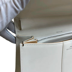 Elegant Quiet Luxury: Delvaux Brillant Medium in Snow White
