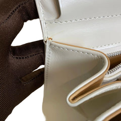 Elegant Quiet Luxury: Delvaux Brillant Medium in Snow White