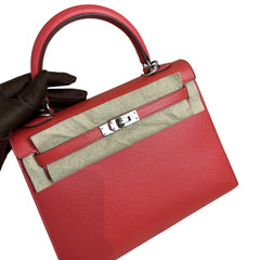 Hermès Kelly 25 in T5 Jaipur Pink Epsom with Silver Hardware