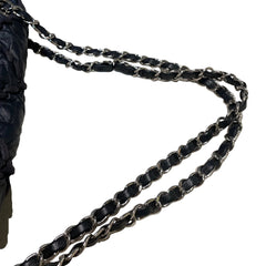 Vintage Attitude Classic: CHANEL Black Waxed Leather Airport CF Bag