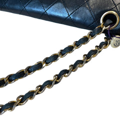 Timeless Vintage Icon: CHANEL Black & Gold CF Chain Bag