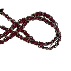 Collector Color Pop: CHANEL 2.55 Baguette Bag in Ferrari Red with Silver Hardware