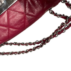 Collector Color Pop: CHANEL 2.55 Baguette Bag in Ferrari Red with Silver Hardware